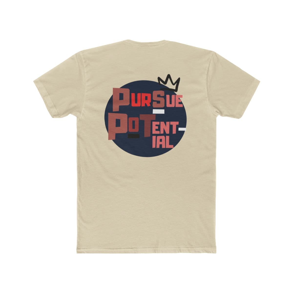 Motivational Unisex Crew Tee - Pursue Potential