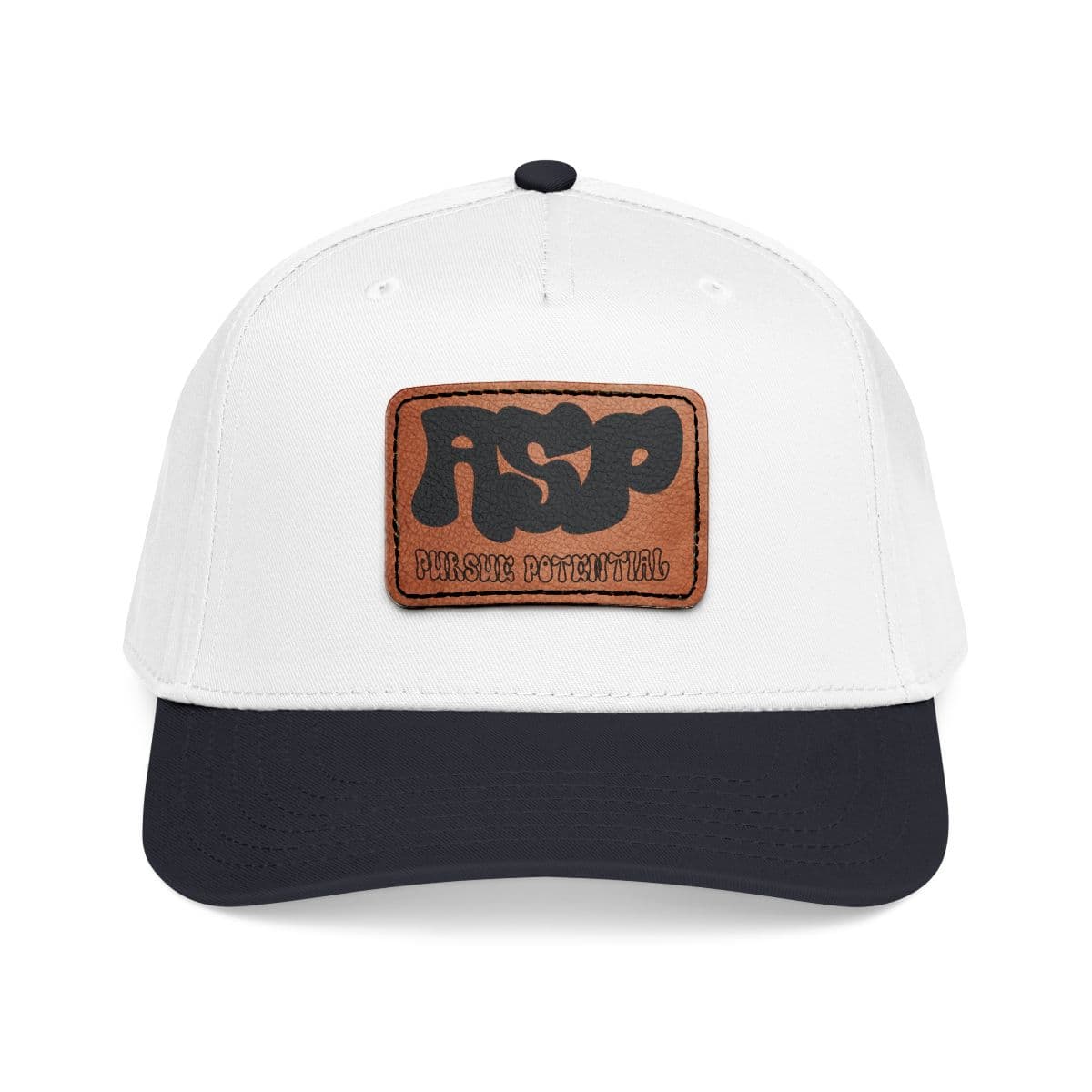 Pursue Potential — Leather Patch Cap