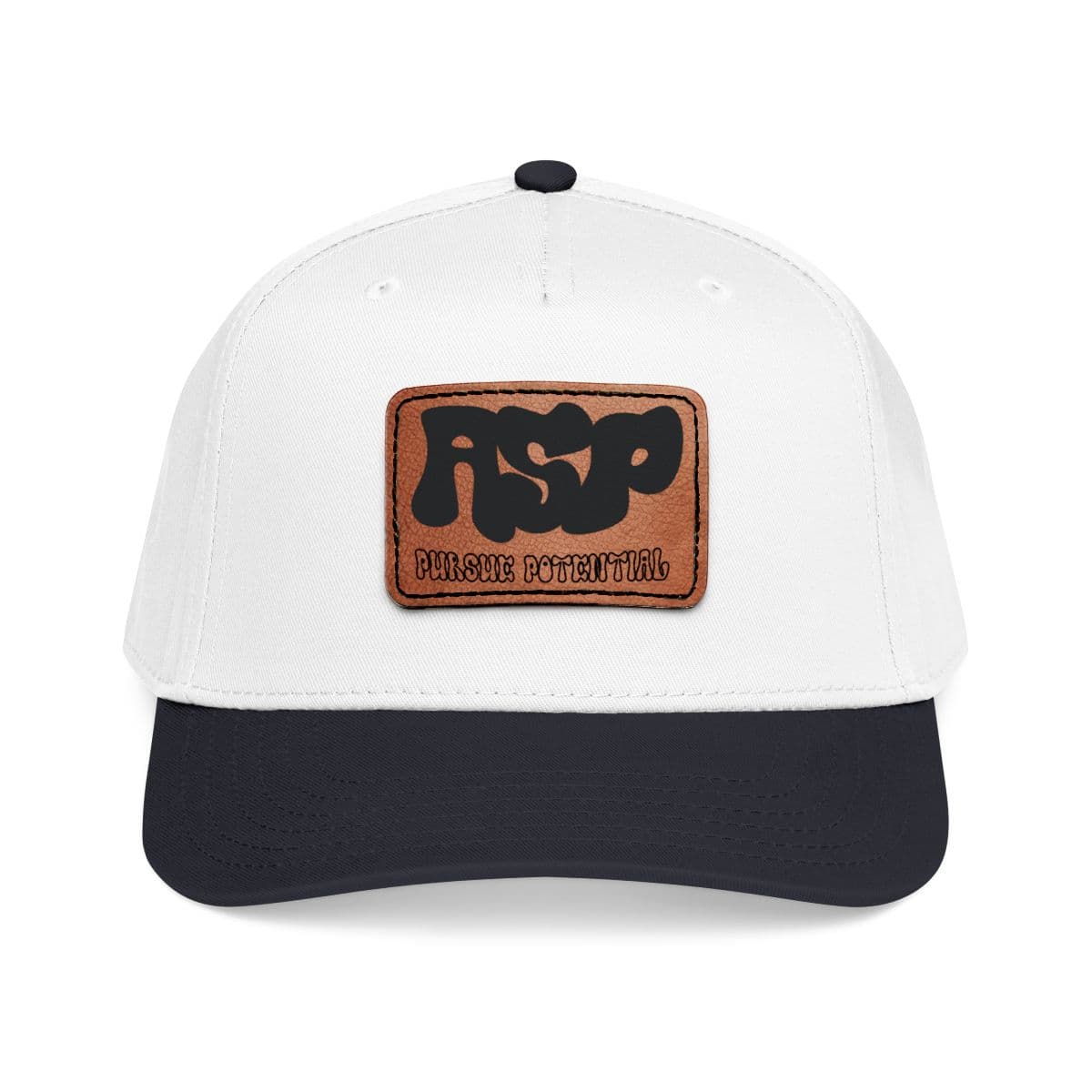 Pursue Potential — Leather Patch Cap