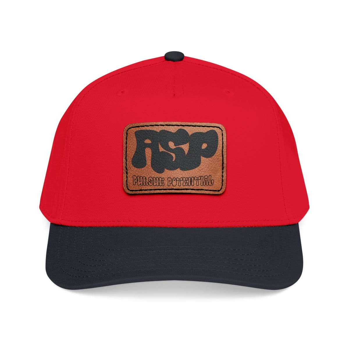 Pursue Potential — Leather Patch Cap